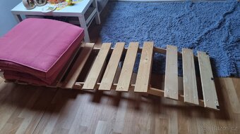 Futon ikea, postel, křeslo, pohovka - 4
