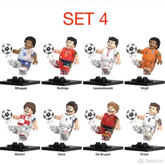 Figúrky futbal + basketbal 2 (8 a 10ks) typ lego - nové - 4