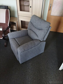 NOVÉ Křeslo televizní šedá TV-4085 GREY2 - 4
