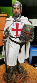 TEMPLÁŘ č. 3 - figurka 25 cm ručně malovaná - 4