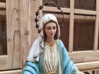 NÁDHERNÁ DŘEVO SOŠKA P.MARIE NEPOSKVRNĚNÉHO POČETÍ - 4