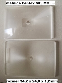 Díly na analogové PENTAX a PRAKTICA zrcadlovky - 4