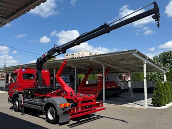 MERCEDES-BENZ ATEGO 1218 HÁKOVÝ NOSIČ vh100 HYDRAULICKÁ RUKA - 4