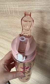 Lahev na pití Stitch růžová - 4