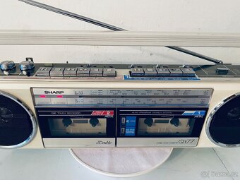 Radiomagnetofon Sharp QT 77 HW, rok 1984 - 4