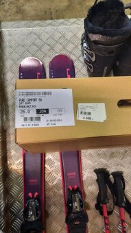 Lyže ELAN 152, Boty ROSSIGNOL ( nové ) Dámský set - 4