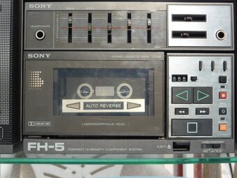 SONY FH-5, vzácný boombox, odnímatelné repro - 4