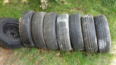 7 ks pneu 165/70 R13 včetně disků - 4