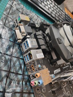MB + CPU + RAM (MSI Mortar i5-6600 DDR4 16GB) + SSD 128 - 4