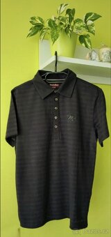 Pánské tričko polo s proužkem - 4