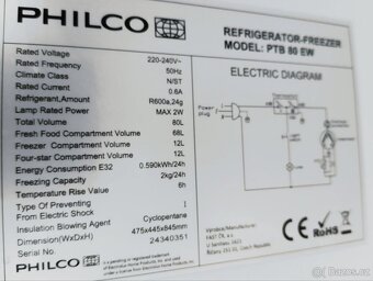 Malá lednička Philco - 4