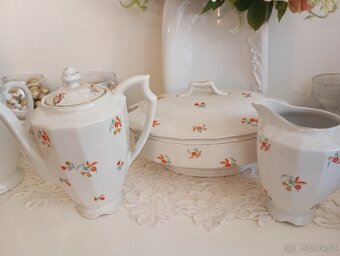 Retro porcelánová sada Czechoslovakia - 4