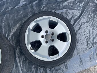 Celá ALU kola AUDI s pneu BRIDGESTONE POTENZA - 4