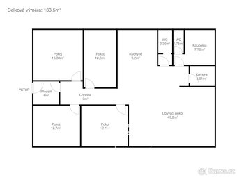Prodej bytu 5+kk+Z+P, 133 m2 - Plzeň - Lhota, ev.č. 00184-1 - 4