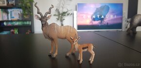 Schleich Safari antilopa kudu sup gazela alpaka surikata - 4