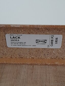 Prodám zánovní IKEA Police Lack, TOP STAV - 4