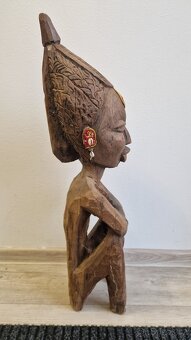 Dvojice ancestorálních figur kmen IGBO - Nigérie, dovoz 1950 - 4