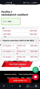 Sportovni pružiny Audi - 4