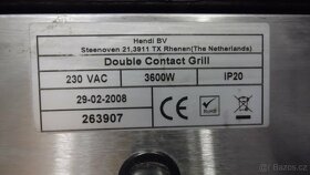 gastro kontaktní grill HENDI DOUBLE CONTACT GRILL - 4