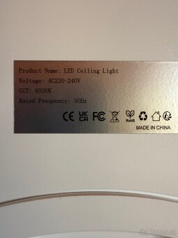 Stropní led panel průměr 49 cm 2 ks - 4