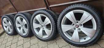 Originál alu Škoda Superb 3 5x112 225/45 R17 - 8,5mm zimní - 4