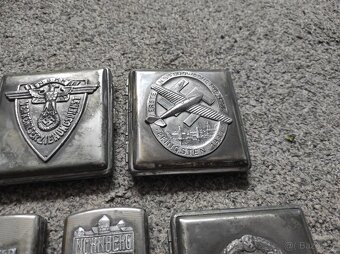 postříbřené tabatěrky NSDAP,Wehrmacht a další - 4