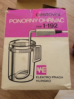 Ponorný ohřívač cestovní typ 1-192 retro - 4