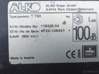 Zahradní traktor Alko T 750 - 4