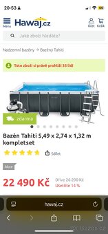 Zahradní bazén INTEX 549 x 274 x 132 cm pí - 4