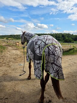 Deka síťovaná Horseware CamoFly s odnímatelným krkem - 4