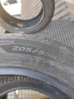Prodám letní pneu 205/55/17 Hankook Ventus - 4
