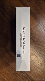 NOVÝ Xiaomi Redmi Note 14 Pro 5G 8GB/256GB černý - 4