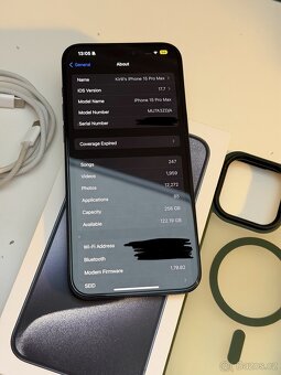 iPhone 15 Pro Max 256GB Modry - 4
