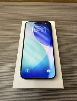 Apple iPhone 15 Pro 128GB Natural TOP stav, baterie 100% - 4