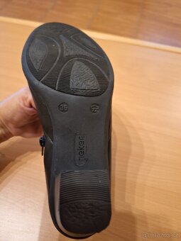 Dámské kožené zimní boty. - 4