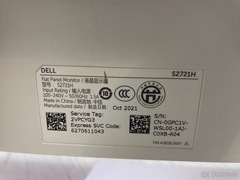 27” 2021 Monitor DELL S2721H - 4