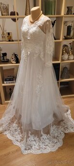 Svatební šaty 40/42 - 4