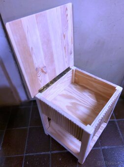 Stolička s úložným prostorem,, - 4