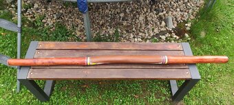 Dřevěné Didgeridoo 150 cm s voskovým nátrubkem - 4