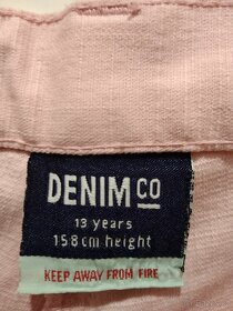 Demin Co dívčí džíny zvonové velikost 158. - 4