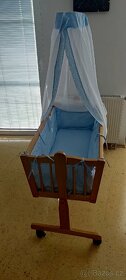 Dětská kolíbka pro miminka s nebesy - 4