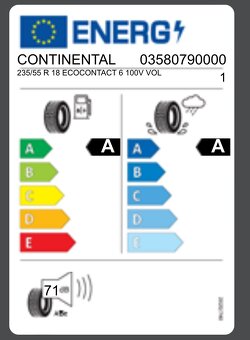 Letní Continental 235/55 R18 V - 4