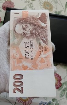 200kč Vzácná série A 72 stav aUNC - 4