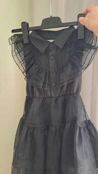 Kostým-šaty Wednesday Addams vel.120 - 4