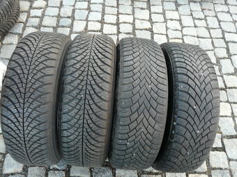 ZIMNÍ PNEU + DISKY 195/65R15 VW SEAT ŠKODA - 4