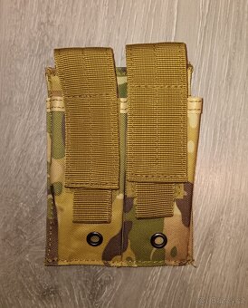 Nové Pouzdro dvojité kamufláž Molle na 2 zásobníky_GLOCK - 4