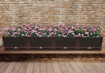 Luxus zavlažovací záhonek 156 cm šířka - 4