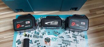 Aku 18V/9.0, 6.0Ah,pro nářadí Makita LXT a jiné nářadí,nové. - 4