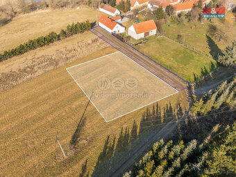 Prodej pozemku k bydlení, 1350 m², Obořiště - 4