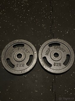 Jednoručky 2×30 kg StrongGear – pogumované + dárek ZDARMA - 4